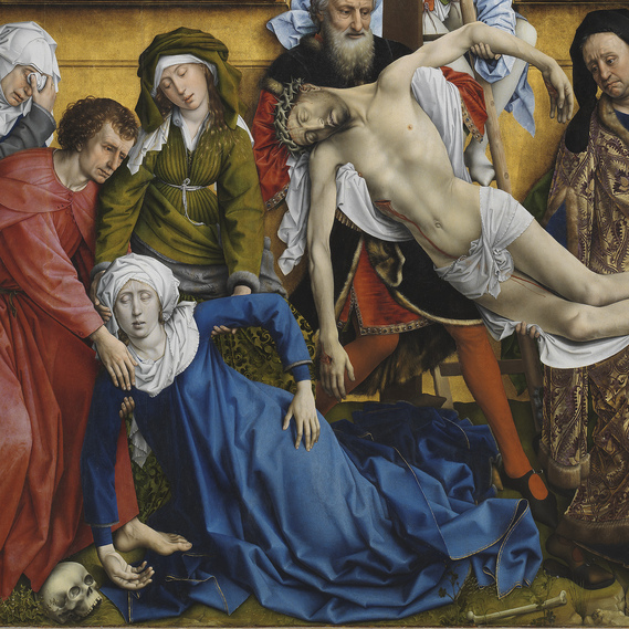 El Descendimiento, Roger van der Weyden, Museo del Prado. Vademente