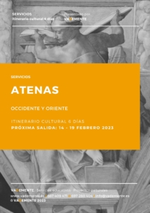 Viaje cultural Atenas, arte griego, arte romano, arte bizantino, historia de Grecia, Vademente